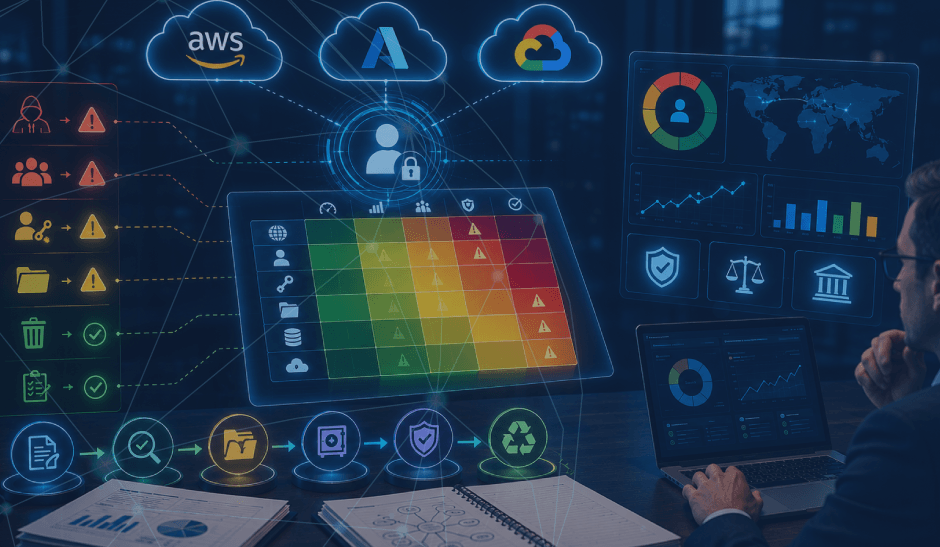 Matriz estratégica de riesgos de identidades en Multi-Cloud