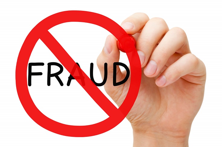Persona rechaza el fraude